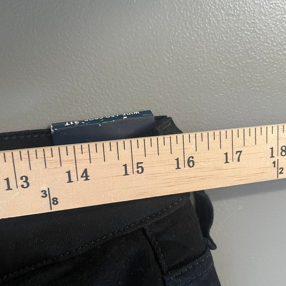 NWT J. Crew Wide Leg Crop Jeans 31 Tall Black All Day Stretch Preppy Minimalist - Picture 10 of 12